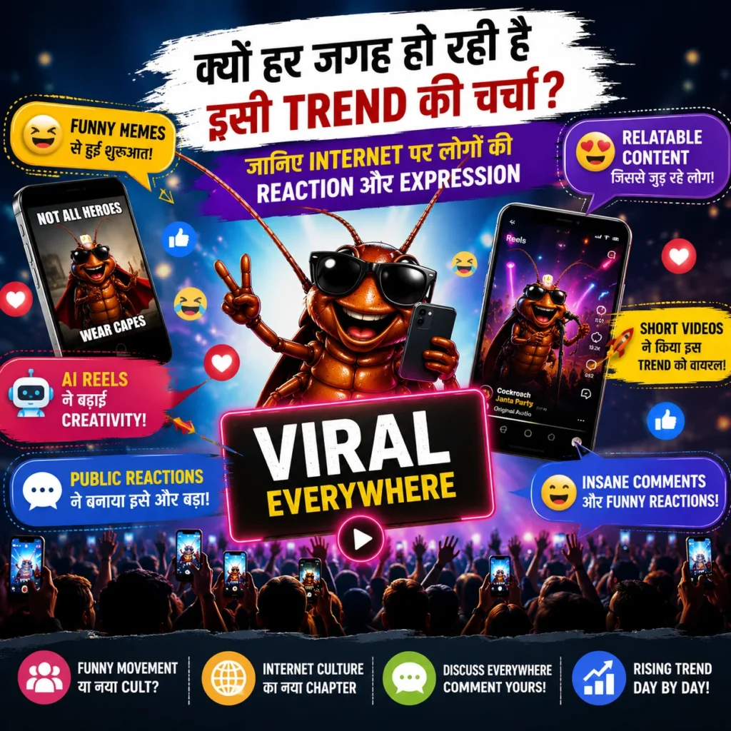 Cockroach Janta Party Trend